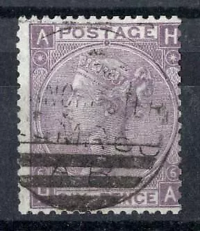 GB 1865 6d lilac plate 6 fine used sg97 cat £250