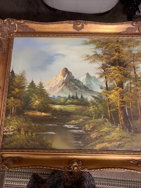 oil painting framed large