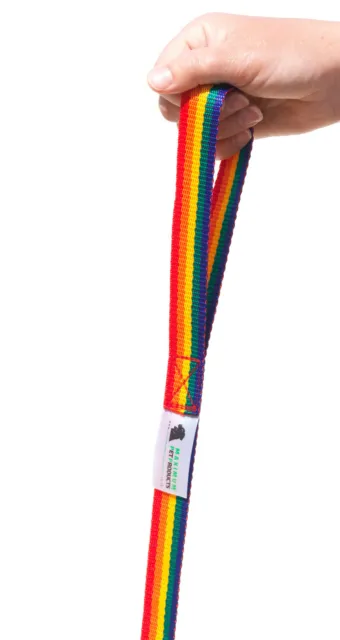 Dog Lead For Training, Tracking & Obedience Recall 50ft 15 Meter Rainbow 2