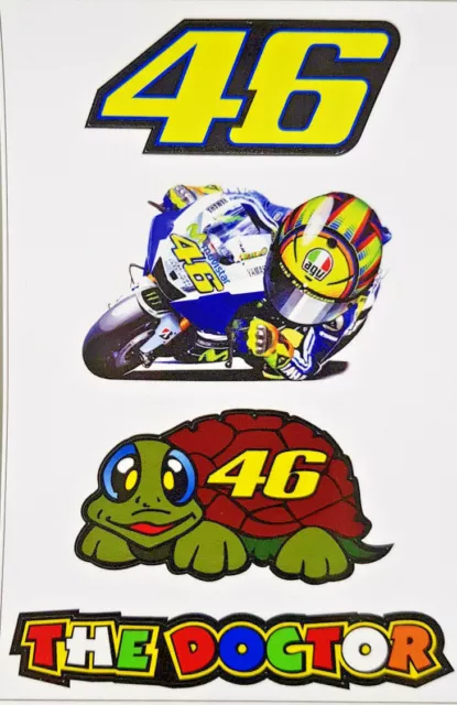 46 Valentino Rossi kit P the doctor adesivo stickers tributo adesivi tartaruga