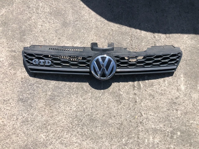 Genuine 13-16 Vw Golf Mk7 Gtd Main Centre Front Grill (Damaged) 5G0853651Aj