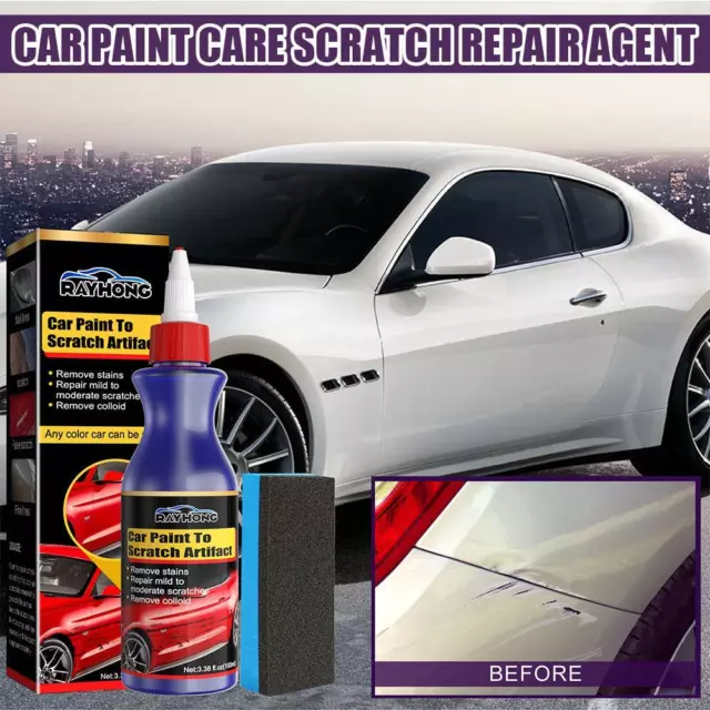 Car Scratch Remover For Scratches Paint Restorer Auto 100ml H Agent Repair X7Z6