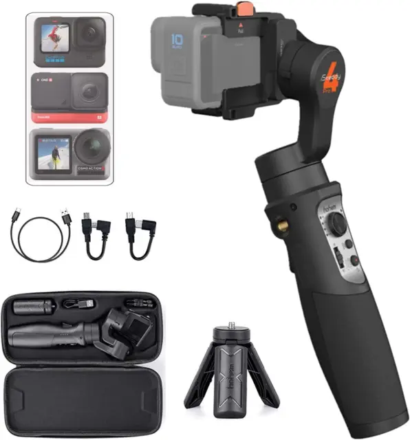 Isteady Pro 4 Fotocamera D'Azione Gimbal 3-Asse Stabilizzatore Antispruzzo per G