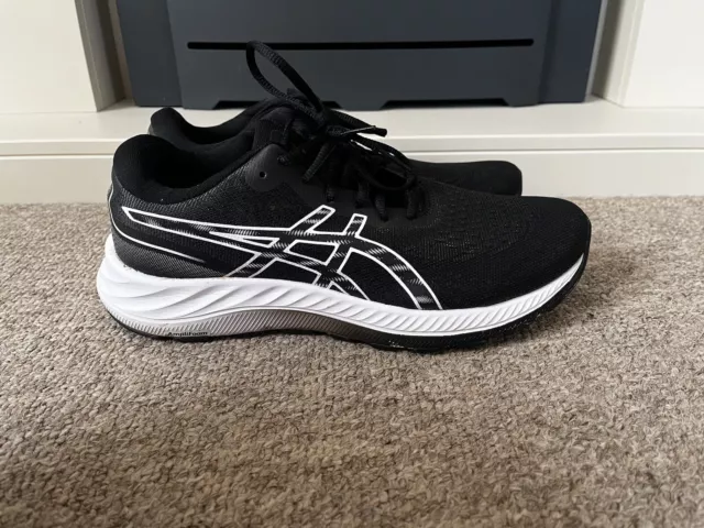 ASICS Gel Excite 9 Running Shoes UK 7.5 Amplifoam Ortholite Trainers Gym Black