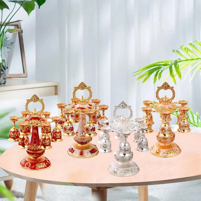 Petits Gobelets En Relief Luxueux Support de Rangement de Tasse Décorative