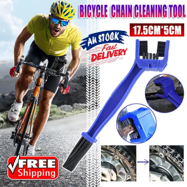 Cycling Bicycle Motorcycle Chain Cleaning Tool Gear Grunge Brush Cleaner Plastic