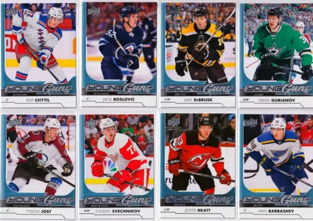 2017/18 '17/18 Upper Deck YOUNG GUNS SERIES 1 & 2 rookie cards *pick from list*