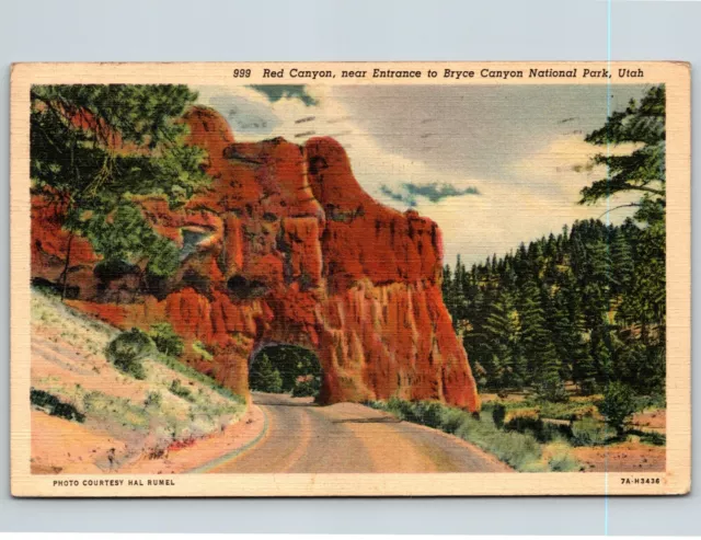 Red Canyon, Bryce Canyon National Park, Utah - Postcard