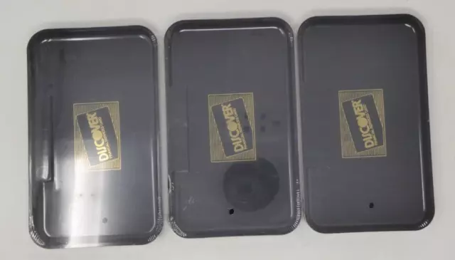 Lot of 3 Tip Tray Check Presenter Credit Card Holder Restaurant Discover Card