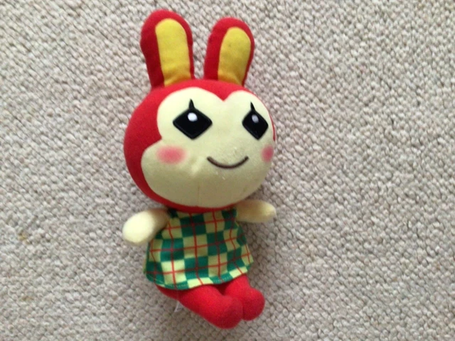 NINTENDO ANIMAL CROSSING Villager Bunnie Red Rabbit Bunny Soft Toy. 8