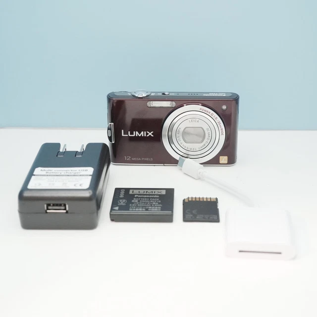 PANASONIC DMC-FX60 LUMIX Gold Compact Digital Camera [No English