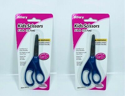 BLUNT Lot De 4 Allary 2111 Enfants Ciseaux Bleu Blunt Pointe 12.7cm 
