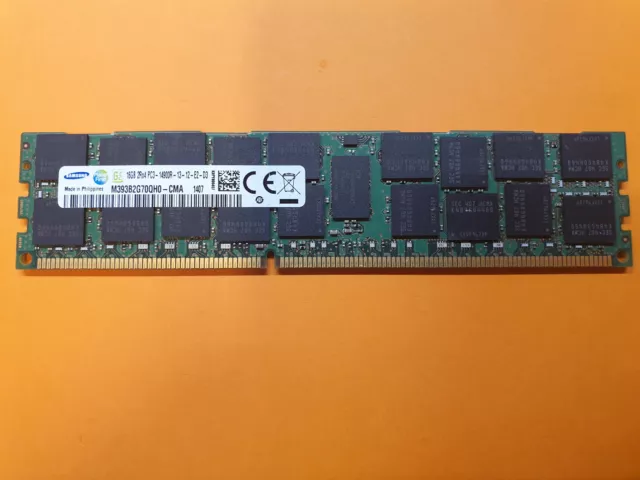 Samsung 16GB DDR3 1866MHz 2Rx4 PC3-14900R D3 D4 Server RAM ECC REG M393B2G70QH0