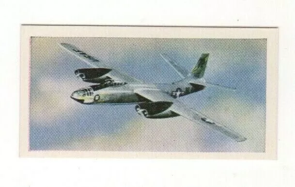 Aviation trade card 1958 - Modern Aircraft. USAF North American B.450 Tornado