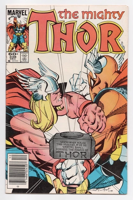 Thor #338 - Origin and 2nd Appearance of Beta Ray Bill - 1983 Marvel