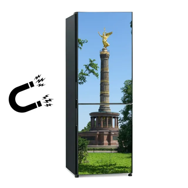 Kühlschrankmagnet Tür Aufkleber Sticker Baustatue der Berliner Siegessäule