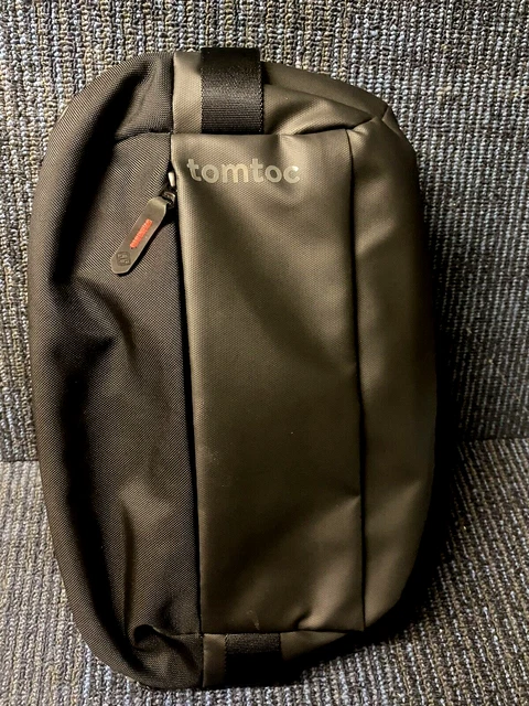Tompoc Compact EDC Sling Crossbody Bag 14 x 9 Black Cordura Ballistic FREE SHIP
