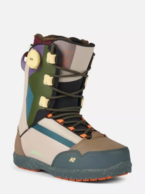 2024 NIB Mens K2 x Brain Dead Darko Snowboard Boots $380 9 multi boa lace ups