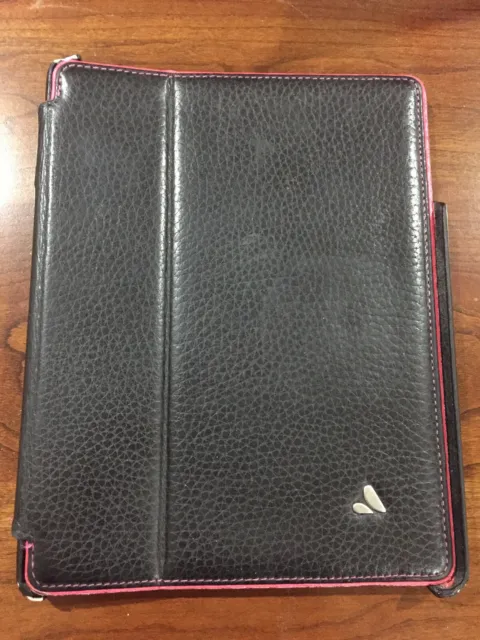VAJA Case for iPad 2 & 3 - Leather - Excellent Condition - Black & Pink