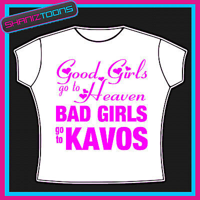 Kavos Girls Holiday Hen Party Printed Tshirt