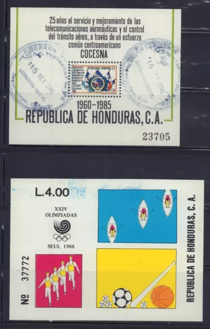 Honduras 1987-1988 355-359 Gebrauchte Blätter