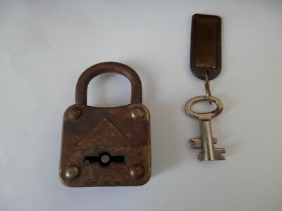 Cadenas ancien Abus 2 touren 2 bolts avec 1 clé 
