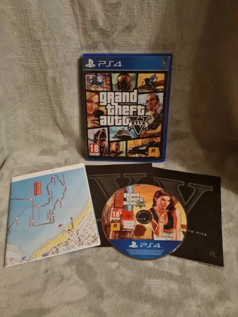 GTA PS4 Grand Theft Auto 5 V PS5 Game Premium GTA Online Free Next Day UK  P&P 5026555416986