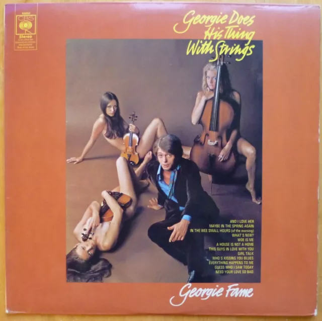 Georgie Fame Does His Things With Strings 12" Vinyl LP CBS Records 63650 EX/EX