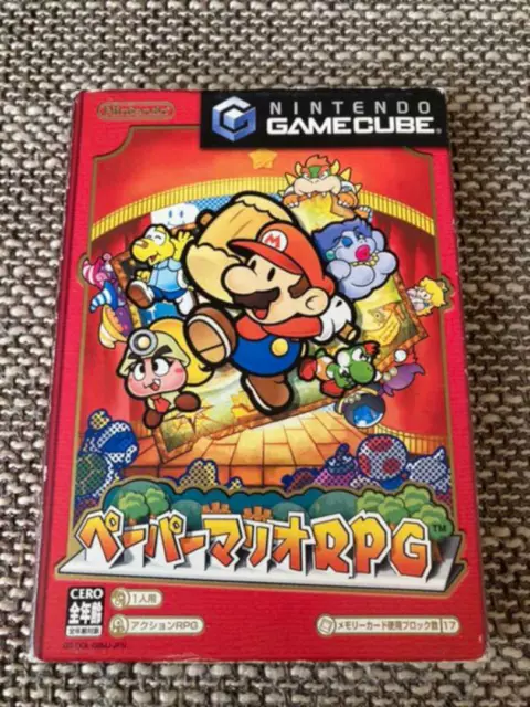 Nintendo Game cube Paper Mario RPG GCN Action game Japan Import