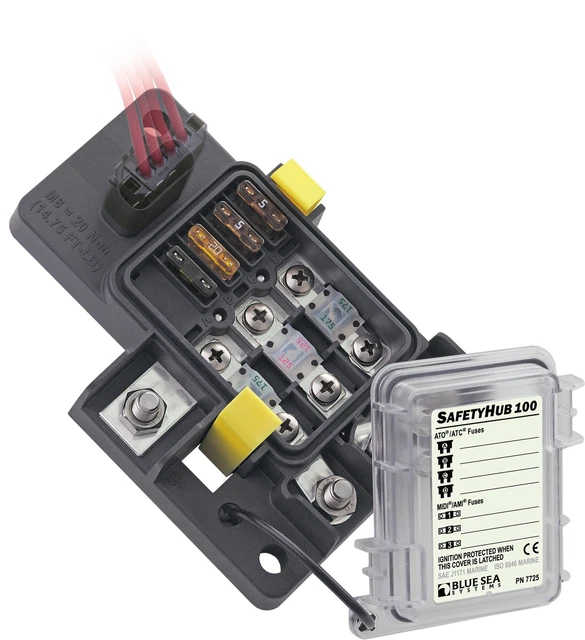 Módulo Blue Sea - 7725-BSS Circuito de Seguridad 100 (1EA)