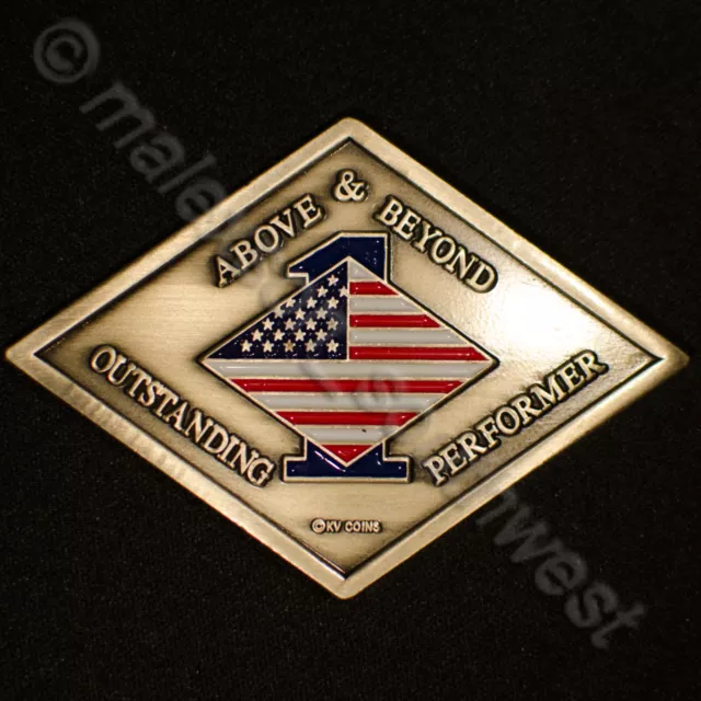 Challenge Coin Well Done! Above & Beyond Outstanding Performer Integrity Service