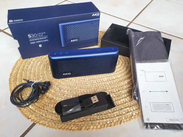 AKG S30 Bluetooth Speaker Powerbank / Meteor blue -Neu OVP
