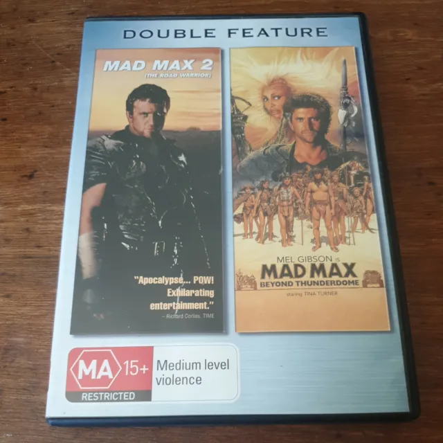 Mad Max 2 + Beyond Thunderdome DVD R4 FREE POST Mel Gibson