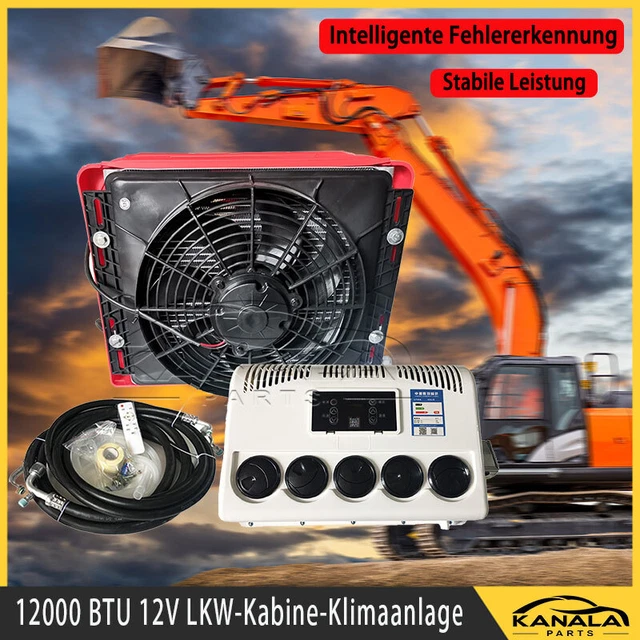 12V 12000 BTU Klimaanlage, passend für Sattelschlepper, Wohnmobile, Wohnwagen