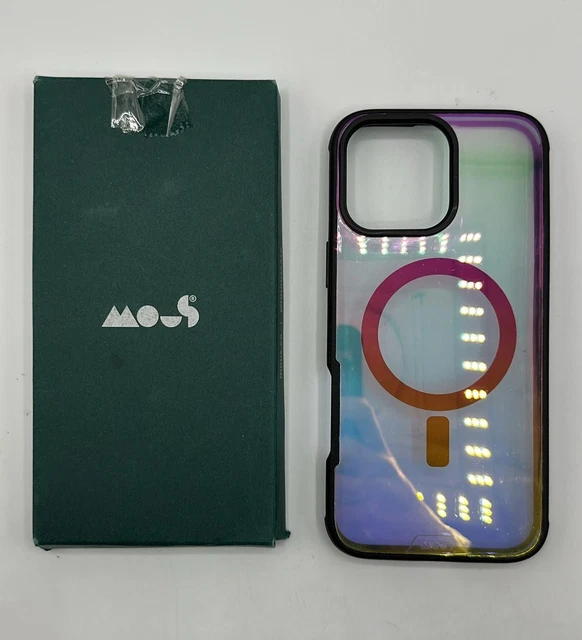 Mous For IPhone 16 Clear Case - Clarity 3.0 Iridescent - Protective Scratch Resistant Crystal Clear & Slim Design