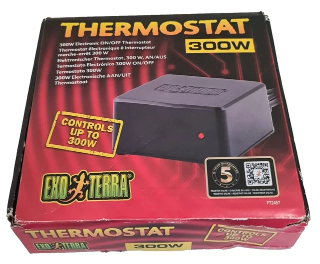 Exo Terra Thermostats 300w PT2457 Temperature Control Reptile Terrarium Heating