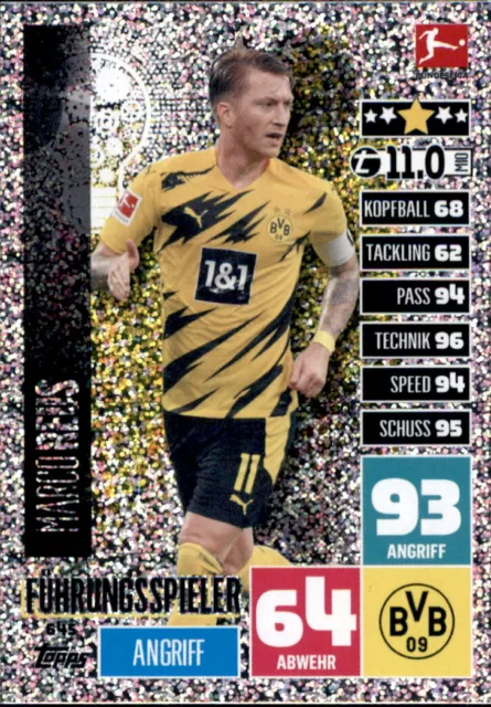 Match Attax Extra 20/21 - 645 Marco Reus Führungsspieler