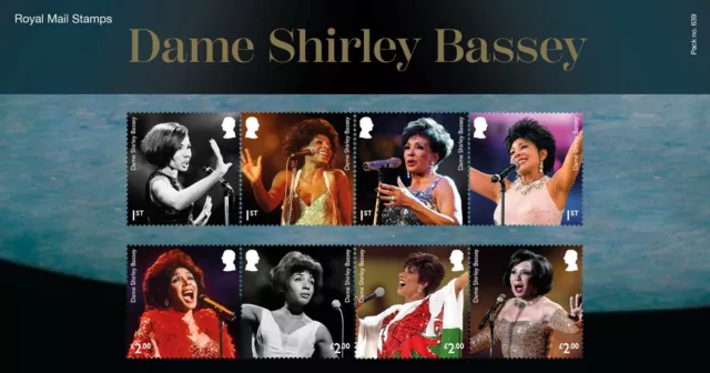 Gb 2023 Mint/Fdc Dame Shirley Bassey Pack Stamps Minisheet Prestige Pane Collect