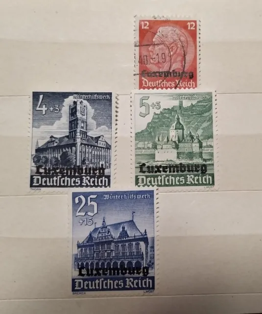 Briefmarken Deutsche Besetzung Luxemburg