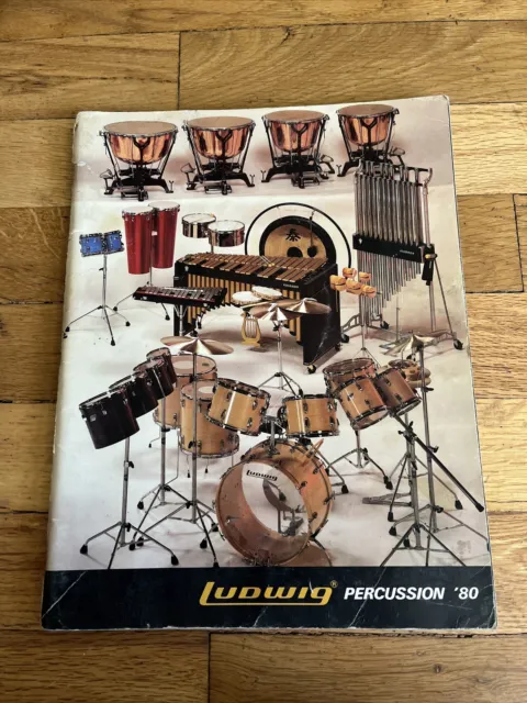 Ludwig Percussion 1980 Product Catalog USED READ Drums