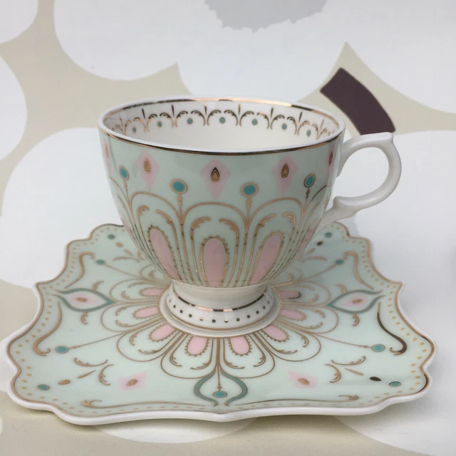 M&S MARKS AND Spencer English Cup & Saucer Hollywood Fine China Art