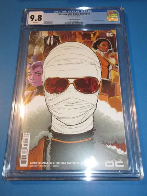 Unstoppable Doom Patrol #2 Spokes Variant CGC 9.8 NM/M Gorgeous Gem Wow
