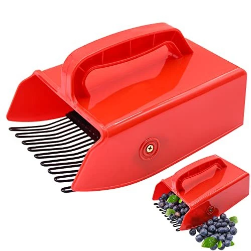Berry Picker 1/2/4 Pack Berry Pickers and Rakes with Metallic Comb and Ergono...
