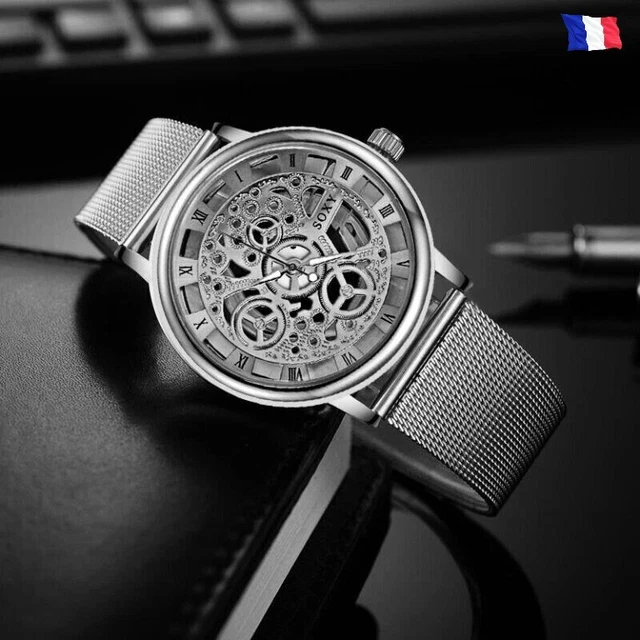 Montre femme style homme cheap