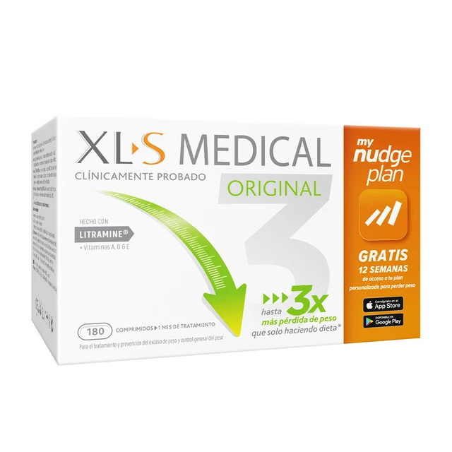 Ernährung Xls Medical unisex XLS MEDICAL ORIGINAL captagrasas 180 cápsulas
