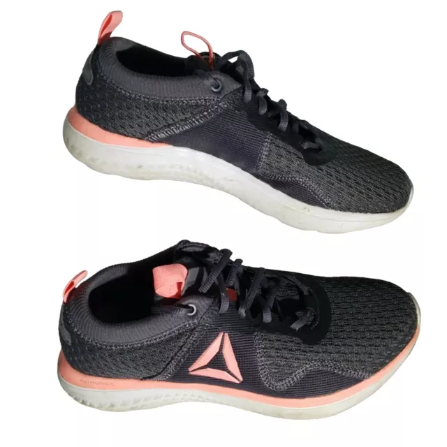 Reebok Driftium Running Shoes Sneakers Womens 9.5 US Black White Pink