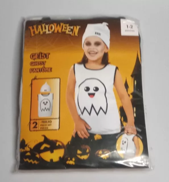 Kostüm Fasching Halloween Kinder Geist Ghost