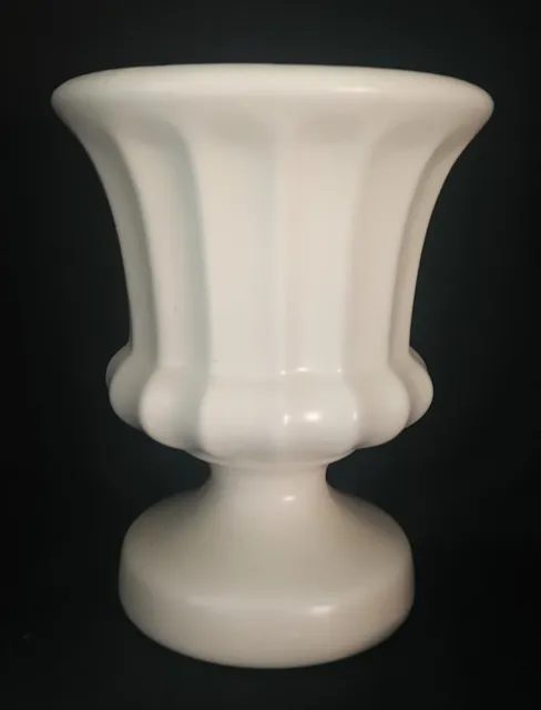 Vintage Haeger Footed Cream Color USA Pottery Planter Vessel Pot