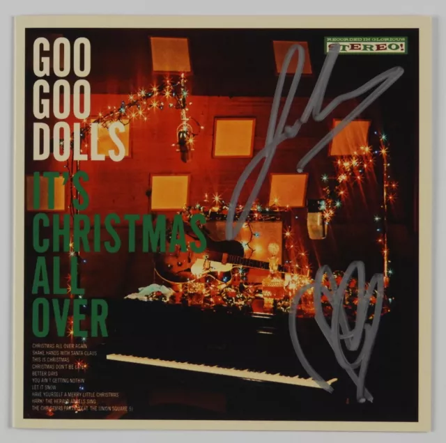 The Goo Goo Dolls JSA Signed Autograph CD Booklet John Rzeznik Robby
