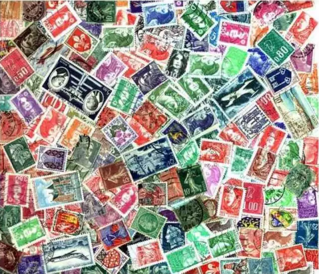 France - Stamp Collection - 1,000 Different Stamps